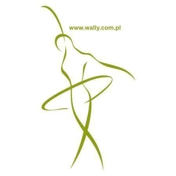 Painting stencil lady 39 - Graphic design of a dancing woman in a dynamic pose, with a circle around her waist.