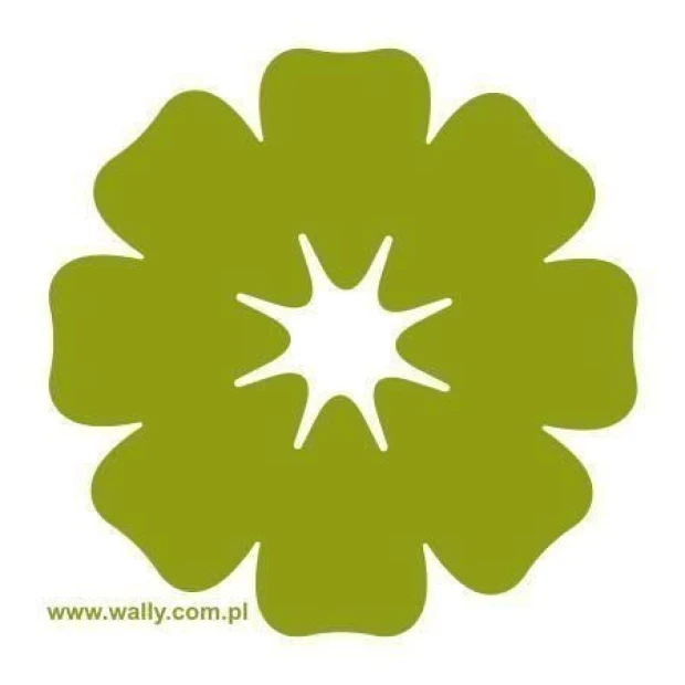 Stylish Klasik 106 painting template in a vibrant green shade, perfect for modern interiors.