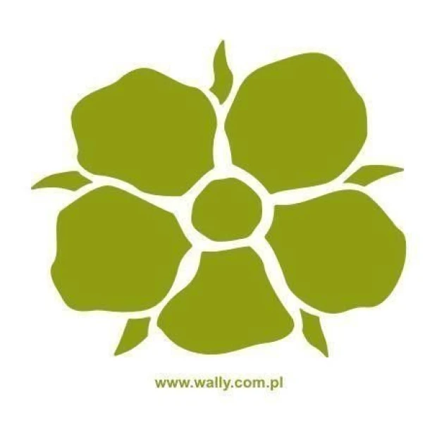 Elegant klasik 203 painting template in shades of green, perfect for creating stylish decorations.
