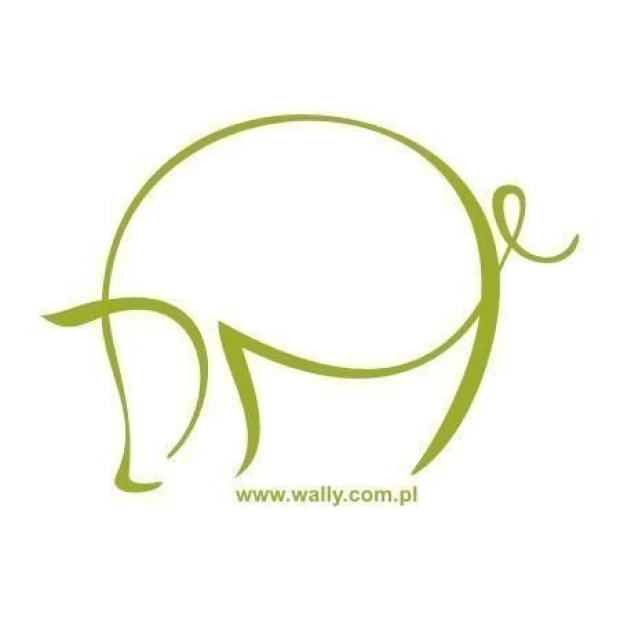 Pastel pig painting stencil 55, perfect for creative decor in a child\'s room.