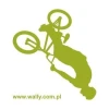Dynamic painting template bike 004 in vibrant green, perfect for a modern room.