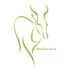 Elegant deer painting template in a minimalist style, perfect for modern interiors.