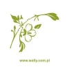 Elegant floral painting template in soft shades of green, perfect for stylish decor.