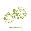 Stylish painting template with delicate green flowers, perfect for enhancing a modern nook.