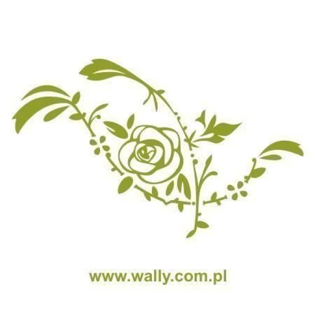 Elegant floral painting template 043, perfect for adding a romantic touch to modern decor.