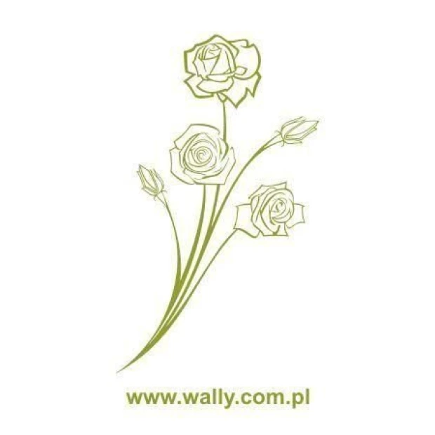 Elegant floral painting template 076, perfect for minimalist interiors, adding subtlety and charm.