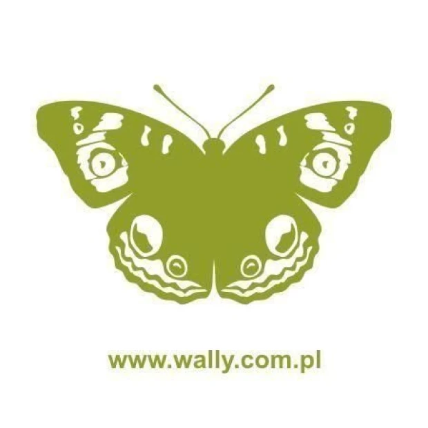 Stylish butterfly painting template 004 in soft green, perfect for decorating a cozy wall.