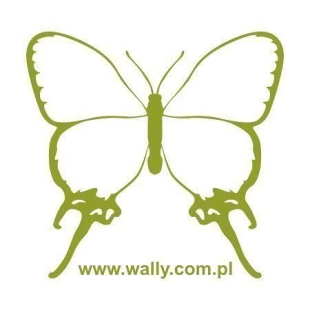 Elegant butterfly painting template 008 in pastel green will beautifully enliven any interior.