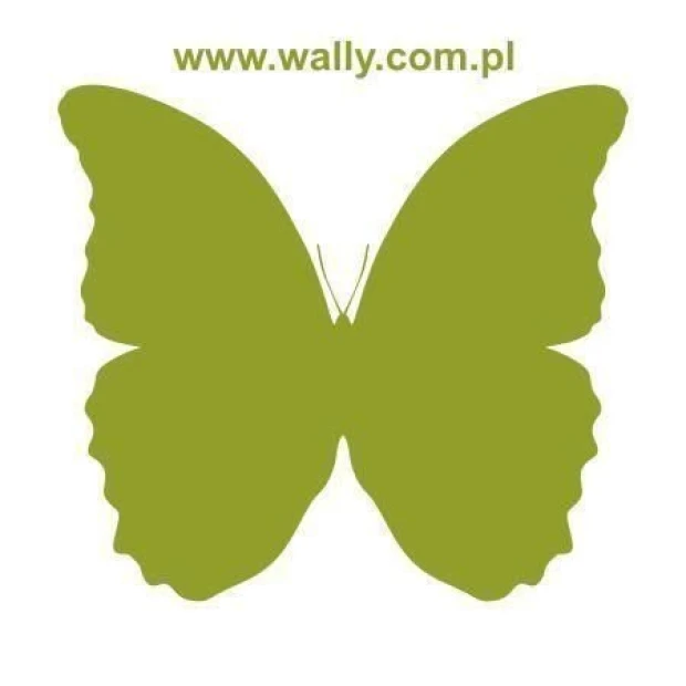 Green butterfly, perfect for decorating a child\'s room or a stylish interior.