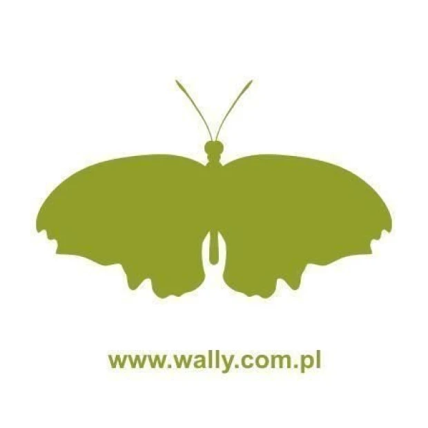 Elegant butterfly painting template 018 in vibrant green shades, perfect for modern interiors.