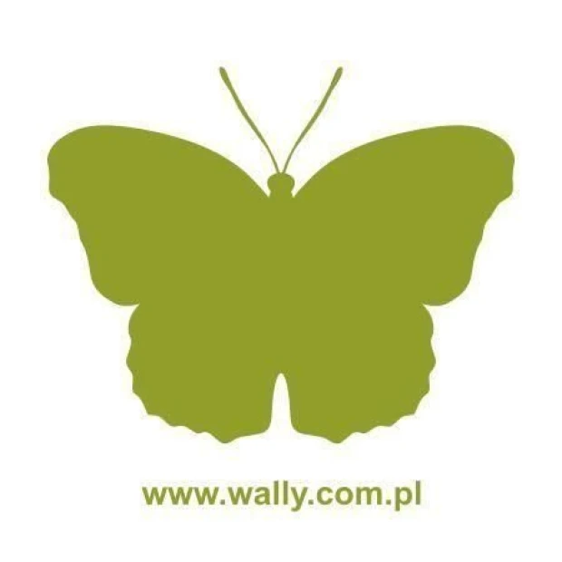 Elegant butterfly painting template 019 in vibrant green, perfect for stylish decor arrangements.