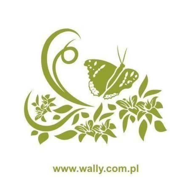 Elegant Chinese painting template 22 with a delicate butterfly and plant motif, perfect for a stylish nook.