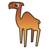 Camel 07 in cheerful colors, perfect for a child\'s room, creating a friendly atmosphere.