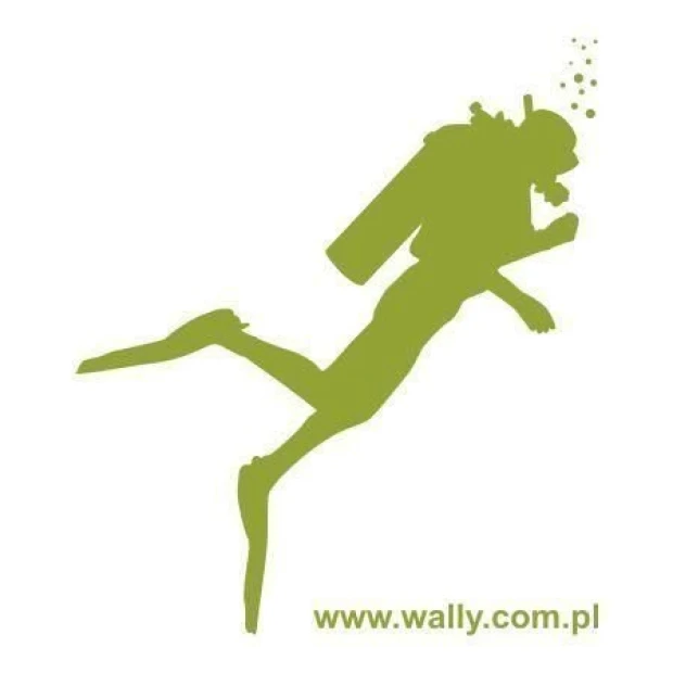 Diver 01 painting stencil in a minimalist style, perfect for modern interiors or spaces.