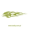 Dynamic eagle painting template in shades of green, perfect for modern interiors or a youth room.