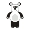 Panda sticker 22 in a cheerful, minimalist style, perfect for a child\'s room or creative space.