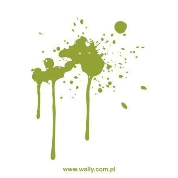 Kleks 01 in deep green, perfect for modern interiors, adds an artistic touch to any space.