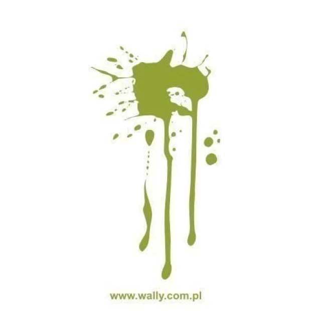 Energetic green splash, perfect for modern interiors, adding character to any space.