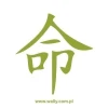 Japanese painting template 0753 in vibrant green, perfect for minimalist decor.
