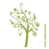Elegant tree painting template 0951, perfect for spring decor in a cozy interior.