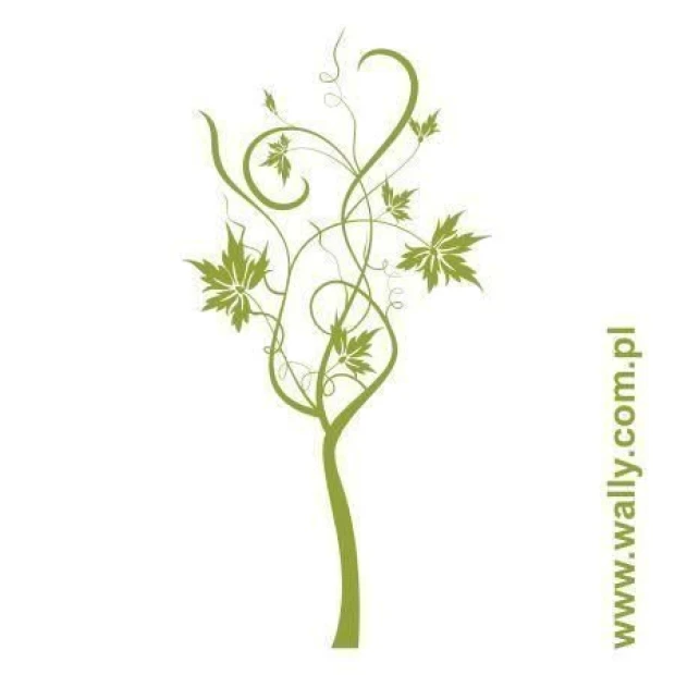 Elegant green tree, perfect for spring decor in a modern interior.