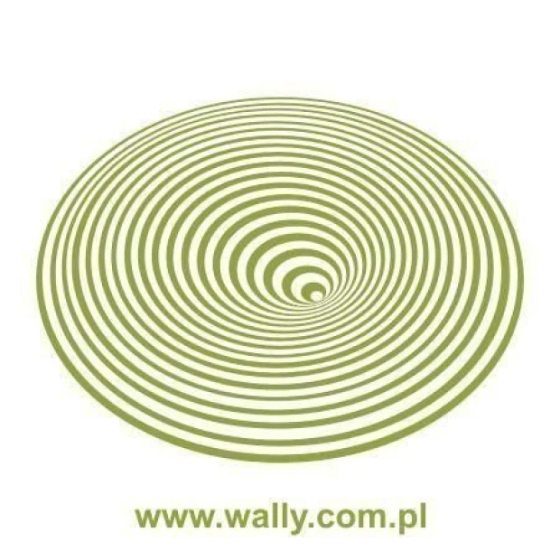 Abstract painting template 1068 - Graphic design. Circular spirals creating a swirling effect.