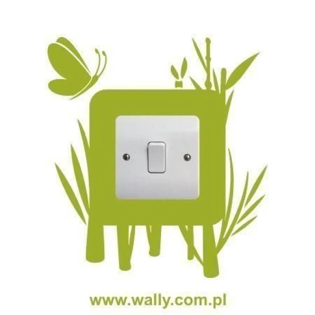 Painting template contact 1089 - Graphic design. Rectangular shape with floral and butterfly motif.
