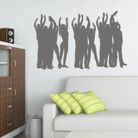 Energetic concert painting template 0828 in a modern living room, adding rhythm and life to any space.