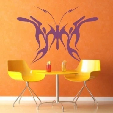 Butterfly 0445 in vibrant purple, perfectly complementing modern interiors, adds a stylish touch.