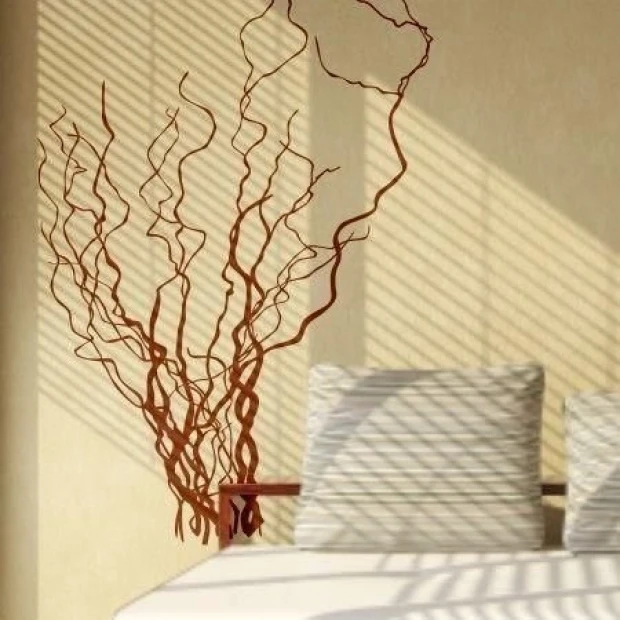 Willow painting template 1152 - Living room arrangement with light walls, minimalist furniture, and natural light.