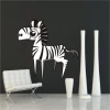 Stylish zebra sticker 08 with a modern design, perfect for enlivening minimalist spaces.