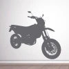 Stylish motorcycle sticker 1619, perfect for a modern youth room, adding character.