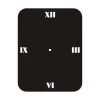 Chalk sticker 051 clock - Graphic design. Simple rectangular shape with numbers on the edges.