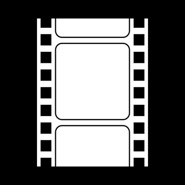 Dry-erase board 015 film - Graphic design. Two rounded rectangles surrounded by thin lines.