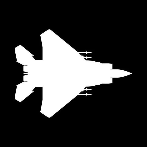Dry-erase board 033 airplane - Graphic design. Airplane shape with detailed wings and armament.