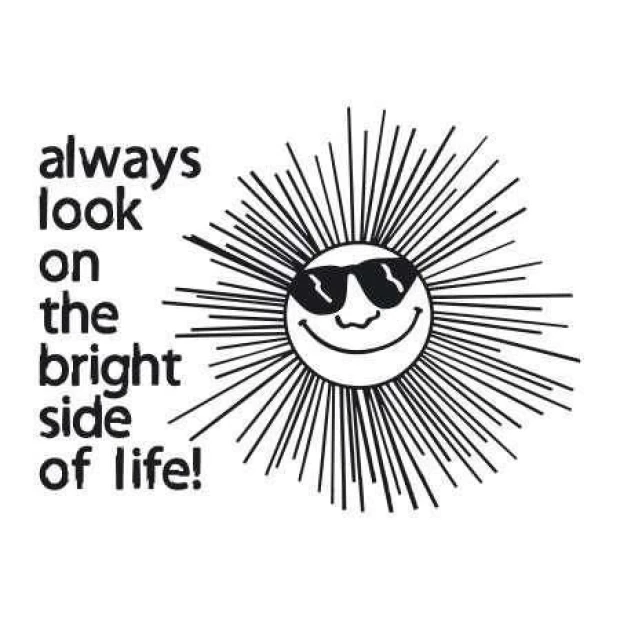 Painting template 02X 14 always look 1711 - Graphic design. Round shape with rays extending from a central sun.