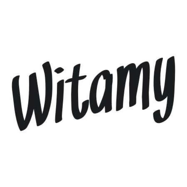 Painting template 02X 18 welcome 1702 - Graphic design with wavy text and letters of varying heights.
