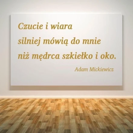 03X 19 Quotation: Czucie I Wiara 1764 Sticker