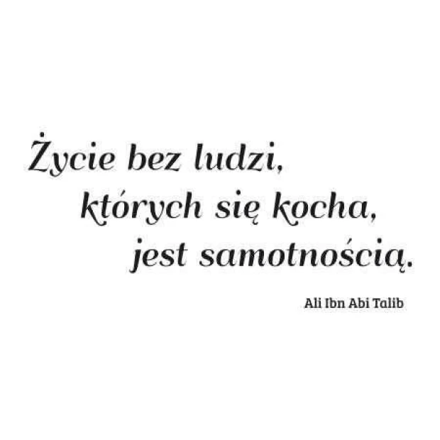 Sticker 03X 24 quote: life without loved ones 1767 - Graphic design. Text in an elegant font on a white background.