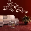 Sticker 03X 09 plant ornament 1794 - Living room arrangement. Dark red walls and light furniture.