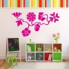 Sticker 03X 23 plant ornament 1779 - Decor for a child\'s room. Light-colored walls, pastel furniture.