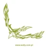 Eagle painting stencil 1207 - Features a stylized eagle with dynamic lines and sharp details.