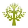 Painting template tree 1293 - Graphic design featuring a tree with branching limbs and leaves.