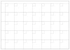 Dry-erase board lean planner 003 - Graphic design with evenly spaced rectangular grid.