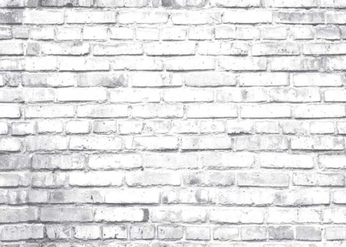 Magnetic white brick dry-erase board 01X 066 - Features a graphic texture of white brick.