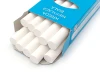 Dust-free school chalk set of 10 - Simple design of white cylinders in packaging.