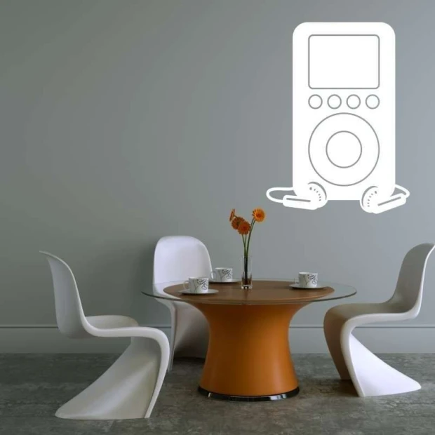 Dry-erase board 018 in a modern interior, perfect for creative notes in a minimalist style.