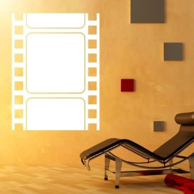 Dry-erase board 015 film - Styled in a modern room with beige walls and wooden flooring.
