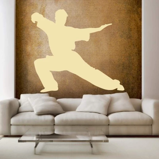 Painting template 02X, 12 pieces, 1858 - Living room arrangement. Brown wall, light furniture.