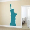 Painting template 02X 05 Statue of Liberty 1897 - Room arrangement with light walls and minimalist furniture.